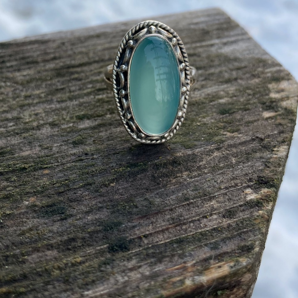 Chalcedony ring